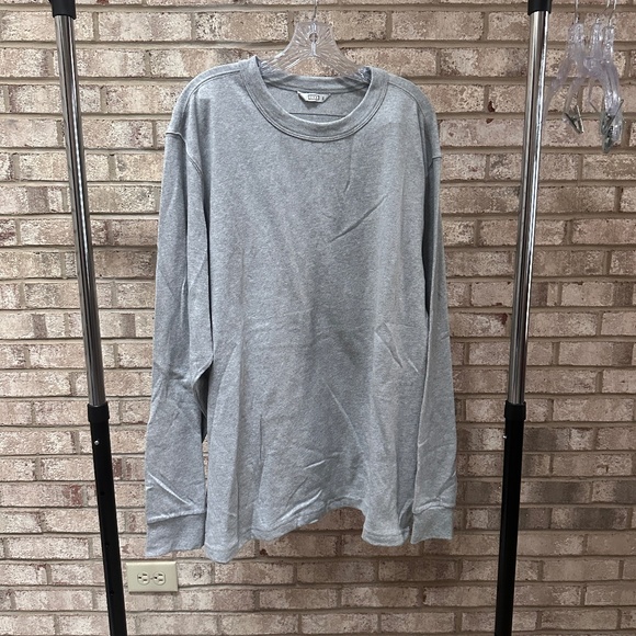 AYR Heather Gray Long Sleeve Shirt - Picture 1 of 3